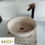 Mym Mermer Yapı Market Traverten Dışı Mucartalı Elips Lavabo