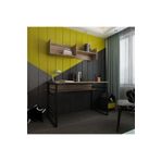 Myniture Home & Living Demir Ayaklı Icon Çalışma Masası Bilgisayar Masası Ofis Ders Yemek Masası 60X120cm Çırağan M2-3