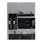 Myniture Home & Living Festival Duvar Rafı Antrasit Koyu Gri- Tv ünitesi rafı - Duvar Rafı R2-4