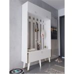 Myniture Home & Living Festival Portmanto - Gp1006-1 - Gold Parlak Beyaz
