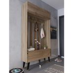 Myniture Home & Living Festival Portmanto - Gp1006-2 - Ceviz Gold