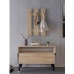 Myniture Home & Living Festival Portmanto - Sp1004-6 Atlantik Çam Silver