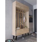 Myniture Home & Living Festival Portmanto - Sp1006-6 Atlantik Çam Silver