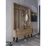 Myniture Home & Living Festival Portmanto - Sp1007-2 - Ceviz Silver