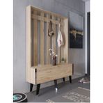 Myniture Home & Living Festival Portmanto - Sp1007-6 Atlantik Çam Silver