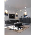 Myniture Home & Living Festival Tv Sehpası - Konsol - Orta Sehpa Antrasit Silver S-SET-4-4