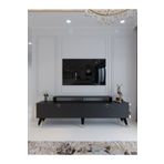 Myniture Home & Living Festival Tv Ünitesi Antrasit Gold detaylı Minifiks Bağlantı Tv Sehpası G3010-4