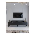 Myniture Home & Living Festival Tv Ünitesi Antrasit Silver detaylı Minifiks Bağlantı Tv Sehpası S3010-4