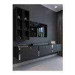 Myniture Home & Living Festival Tv Ünitesi Antrasit Silver Duvara Monte tv sehpası S13003-4