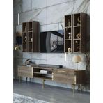 Myniture Home & Living Festival Tv Ünitesi G3001-2-Y1-D1 Gold Ceviz
