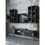 Myniture Home & Living Festival Tv Ünitesi G3001-4-Y1-D1 Gold Antasit