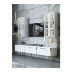 Myniture Home & Living Festival Tv Ünitesi G3002-1-Y1-D1 Gold Beyaz