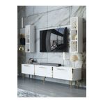 Myniture Home & Living Festival Tv Ünitesi G3004-1-Y1-D1 Gold Beyaz
