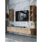 Myniture Home & Living Festival Tv Ünitesi G3004-6-Y1-D1 Gold A. Çam