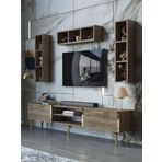Myniture Home & Living Festival Tv Ünitesi G3006-2-Y1-D1 Gold Ceviz