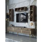 Myniture Home & Living Festival Tv Ünitesi G3007-2-Y1-D1 Gold Ceviz