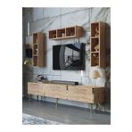 Myniture Home & Living Festival Tv Ünitesi G3007-6-Y1-D1 Gold A. Çam