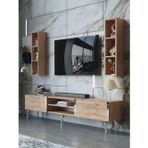 Myniture Home & Living Festival Tv Ünitesi S3000-6-Y1-D1 Silver A. Çam