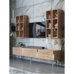 Myniture Home & Living Festival Tv Ünitesi S3002-6-Y1-D1 Silver A. Çam