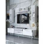 Myniture Home & Living Festival Tv Ünitesi S3006-1-Y1-D1 Silver Beyaz