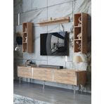 Myniture Home & Living Festival Tv Ünitesi S3008-6-Y1-D1 Silver A. Çam