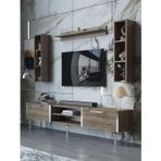 Myniture Home & Living Festival Tv Ünitesi S3009-2-Y1-D1 Silver Ceviz