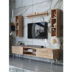 Myniture Home & Living Festival Tv Ünitesi S3009-6-Y1-D1 Silver A. Çam