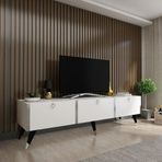 Myniture Home & Living Festival Tv Ünitesi Ss3017-1 Parlak Beyaz Minifiks Bağlantı