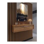 Myniture Home & Living Lüks Dresuar Çam - Silver Kulp