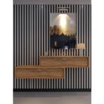 Myniture Home & Living Lüks Dresuar İkili Çam - Silver Kulp