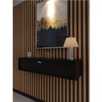 Myniture Home & Living Lüks Dresuar Siyah - Silver Kulp