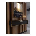 Myniture Home & Living Lüks Gold Dresuar Antrasit - Gold Kulp