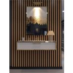 Myniture Home & Living Lüks Gold Dresuar Beyaz - Gold Kulp