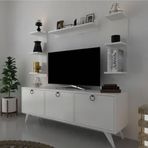 Myniture Home & Living Q3028-1 Kulplu Dolaplı Modern Tv Sehpası