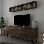 Myniture Home & Living Q3029-2 Kulplu Dolaplı Modern Tv Sehpası