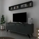 Myniture Home & Living Q3029-4 Kulplu Dolaplı Modern Tv Sehpası