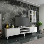 Myniture Home & Living Q3800-1 Beyaz Festival Tv Ünitesi