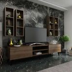 Myniture Home & Living Q3801-2 Ceviz Festival Tv Ünitesi