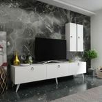 Myniture Home & Living Q3819-1 Beyaz Festival Tv Ünitesi