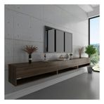 Myniture Home & Living S6103-2 Ceviz Duvara Monte Tv Sehpası