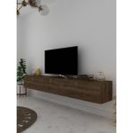 Myniture Home & Living S6202-2 Ceviz Duvara Monte Tv Sehpası