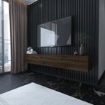 Myniture Home & Living S6204-2 Ceviz Duvara Monte Tv Sehpası