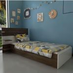 Myniture Home & Living Trend Karyola Q4022-5 Beyaz Ceviz