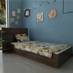 Myniture Home & Living Trend Karyola Q4025-5 Ceviz Antrasit