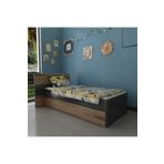 Myniture Home & Living Trend Yavrulu Karyola Antrasit Çırağan Q4016-7