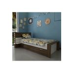 Myniture Home & Living Trend Yavrulu Karyola Beyaz Ceviz Q4013-5