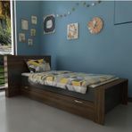 Myniture Home & Living Trend Yavrulu Karyola Q4013-7 Antrasit Ceviz