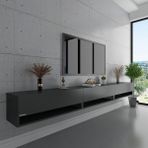 Myniture S6103-4 Antrasit Duvara Monte Tv Sehpası