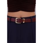 Mynoa Gold Toka Köprülü Kadın Kemeri,Ceket Kemeri,Pantalon Kemeri,