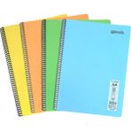 Mynote Flex A4 80 Yaprak PP Kapak Turuncu Çizgili Defter